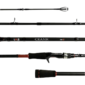 vara de carretilha crank lumis - escolha cor e tamanho