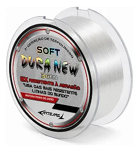 Linha Monofilamento Dura New Soft 300m - Escolha Cor e Bitola
