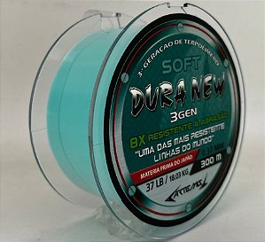 Linha Monofilamento Dura New Soft 300m - Escolha Cor e Bitola