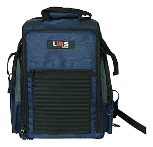 Mochila Commander de Nylon com 3 Estojos Transparentes - lumis