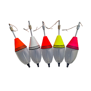 boia cevadeira mr pesca n39 65g copo transparente - escolha a cor