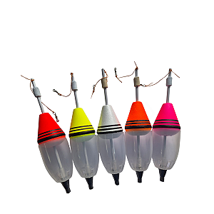 boia cevadeira mr pesca n51 65g copo transparente - escolha a cor