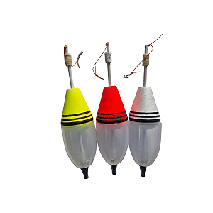 boia cevadeira mr pesca n52 65g copo transparente - escolha a cor