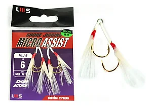 Anzol Suporte Hook Lumis Micro Assist Costeira - Escolha o Tamanho
