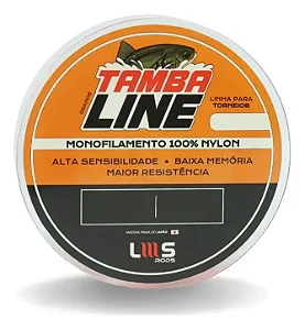 Linha Monofilamento Tamba Lumis 300M Cor Laranja - Escolha A Bitola