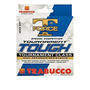 Linha Trabucco Mono T-Force Tournament Tough Transparente 300m - Escolha Bitola