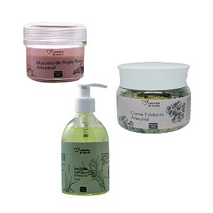 KIT LIMPEZA FACIAL GRÃOS 450G CUIDADOS DE MARIA® - Cuidados de Maria