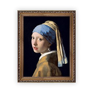 Quadro Moça com o Brinco de Pérola - Johannes Vermeer