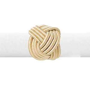 Argola de Guardanapo - 4 Pçs -  Traccia Gold