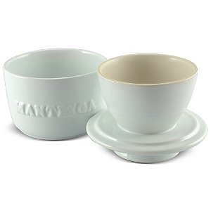 Manteigueira Francesa - 250g - Branca