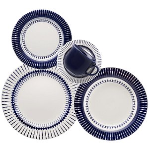 Aparelho de Jantar/Chá 30 Peças - Donna Colb