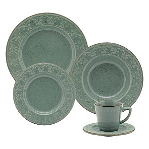 Aparelho de Jantar/Chá 30 Peças - Mendi Malaquita