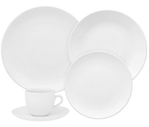 Aparelho de Jantar/Chá 30 Peças - Coup White