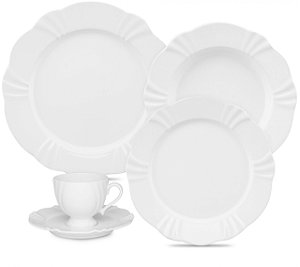 Aparelho de Jantar/Chá 30 Peças  Soleil White