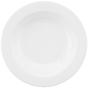Conjunto com 2 Pratos Massas 29cm com Aba - Porcelana Branco