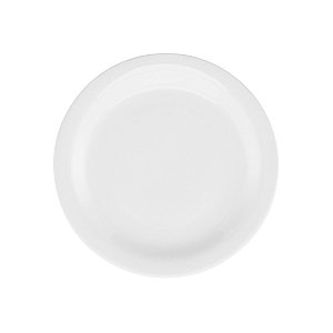 Conjunto com 6 Pratos Sobremesa 20cm - Pro - Porcelana Branco