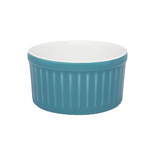 Tigela Ramequin 10X5cm -180ml  Azul/Branco