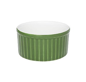 Tigela Ramequin - 10X5cm - 180ml  Verde/Branco