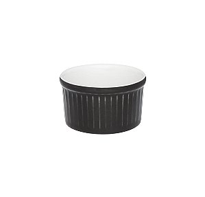Tigela Ramequin - 6X3cm - 50ml  Preto/Branco