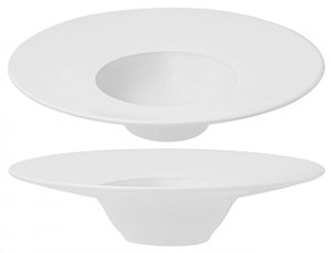 Conjunto com 2 Pratos de Entrada 30,5cm - 240ml - Porcelana Branca