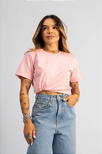 Tshirt Lisa Rosa Bebê