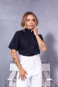 Tshirt Gola Alta Lisa - Preta