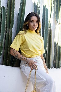 Tshirt Gola Alta lisa Amarelo BB