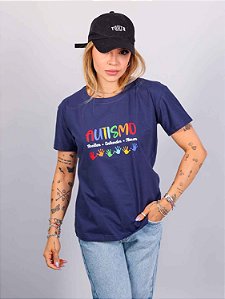 Tshirt Autismo - Azul Marinho