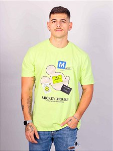 Camiseta Mickey - Verde Lima