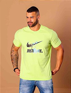 Camiseta Just Rick It - Verde Lima