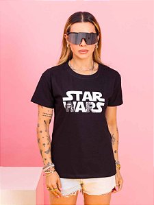 Tshirt Star Wars - Preta
