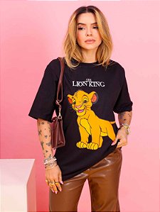 Tshirt Max Lion King - Preta