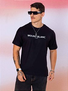 Camiseta Mount Blanc - Preta