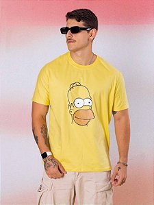 Camiseta Homer Simpsons - Amarelo BB