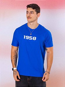 Camiseta 1958 - Azul Royal