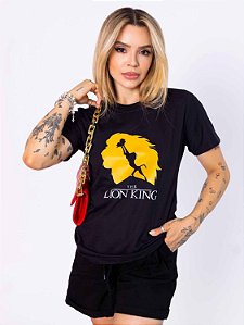 Tshirt The Lion King - Preta