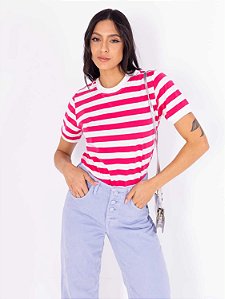 Tshirt Sailor Listrada - Rosa Pink