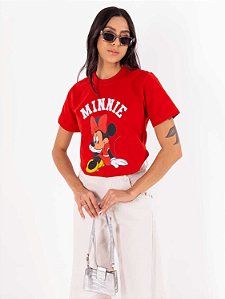 Tshirt Minnie - Vermelha