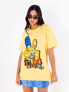 Tshirt Max Familia Simpsons - Amarelo BB