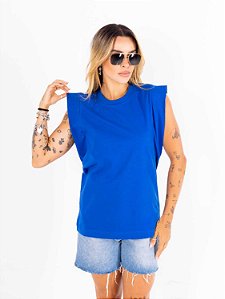 Tshirt Muscle Lisa - Azul Highligth