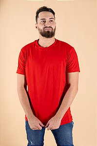 Camiseta Lisa - Vermelho Mandarim