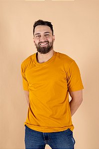 Camiseta Lisa - Amarelo Safron