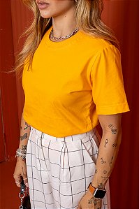 Tshirt Lisa - Amarelo Dazzling
