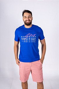 Camiseta Positive - Azul Royal