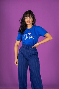 Tshirt Diva - Azul Royal