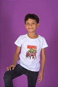 Infantil Marvel - Branca