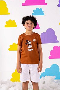 Infantil Mickey Good Vibes - Terracota