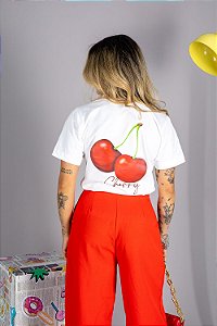 Tshirt Cherry Frente Costa - Off
