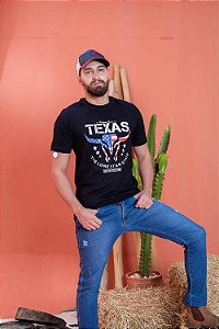 Camiseta Touro Texas - Preta