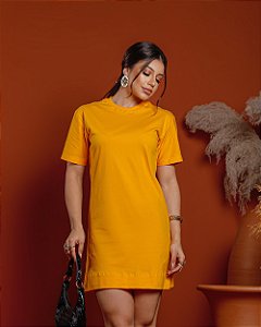 Vestido Basic - Amarelo Margarida